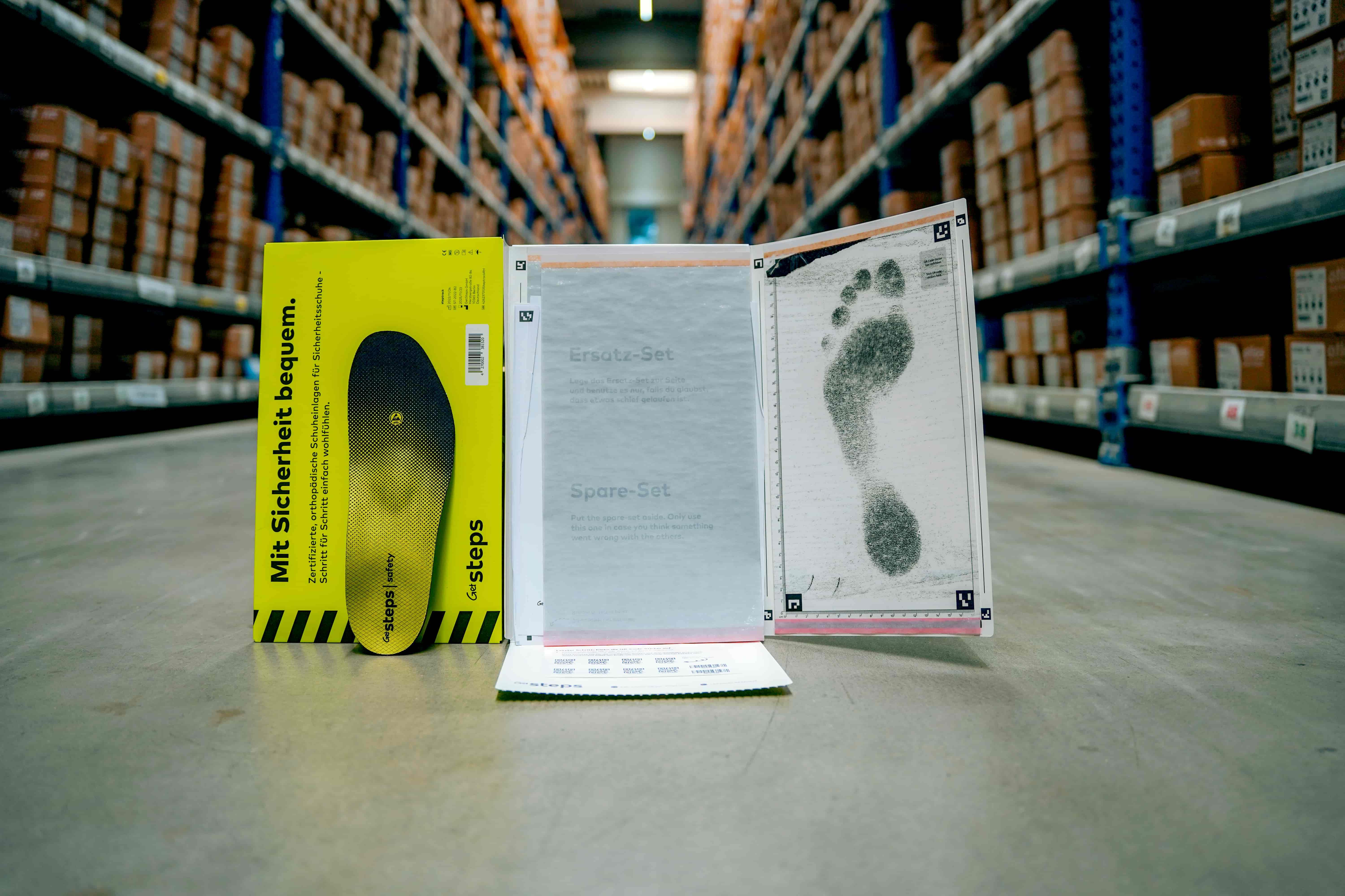 Abdruckset: Orthopädische Schuheinlagen by GetSteps