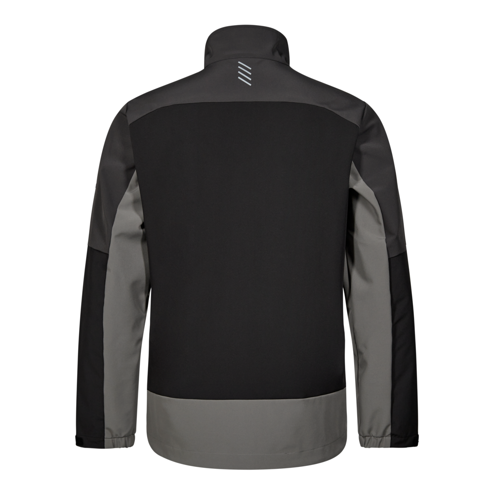 Full-length softshell jacket
