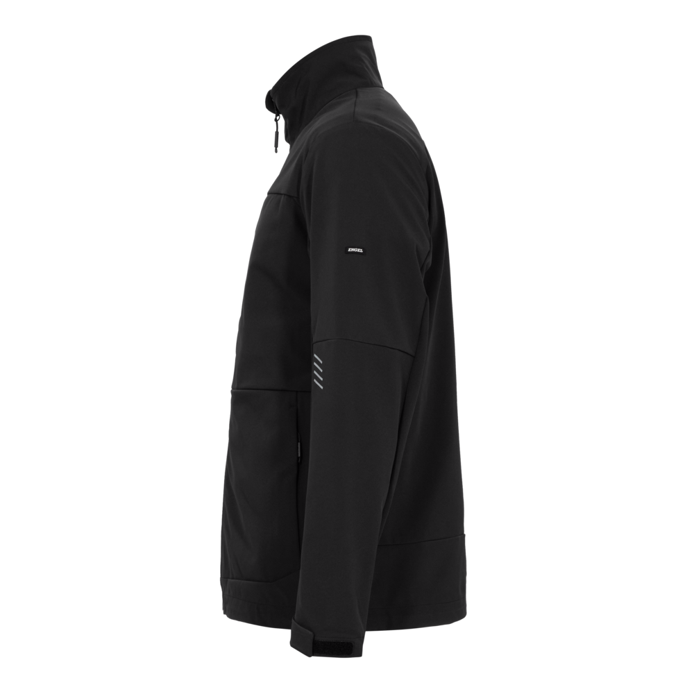 Full-length softshell jacket