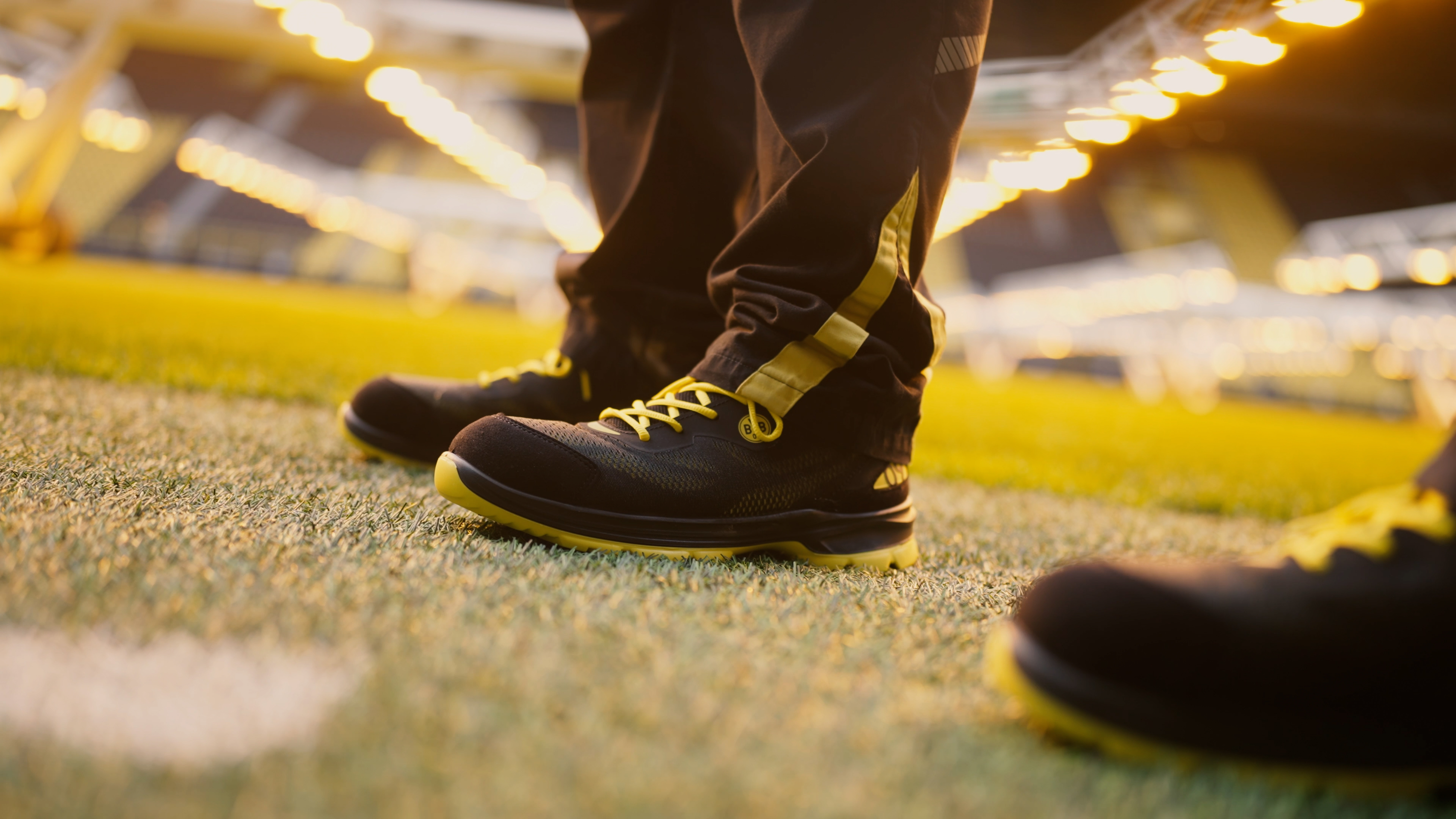 Atlas BVB Malocher Sicherheitsschuhe schwarz gelb