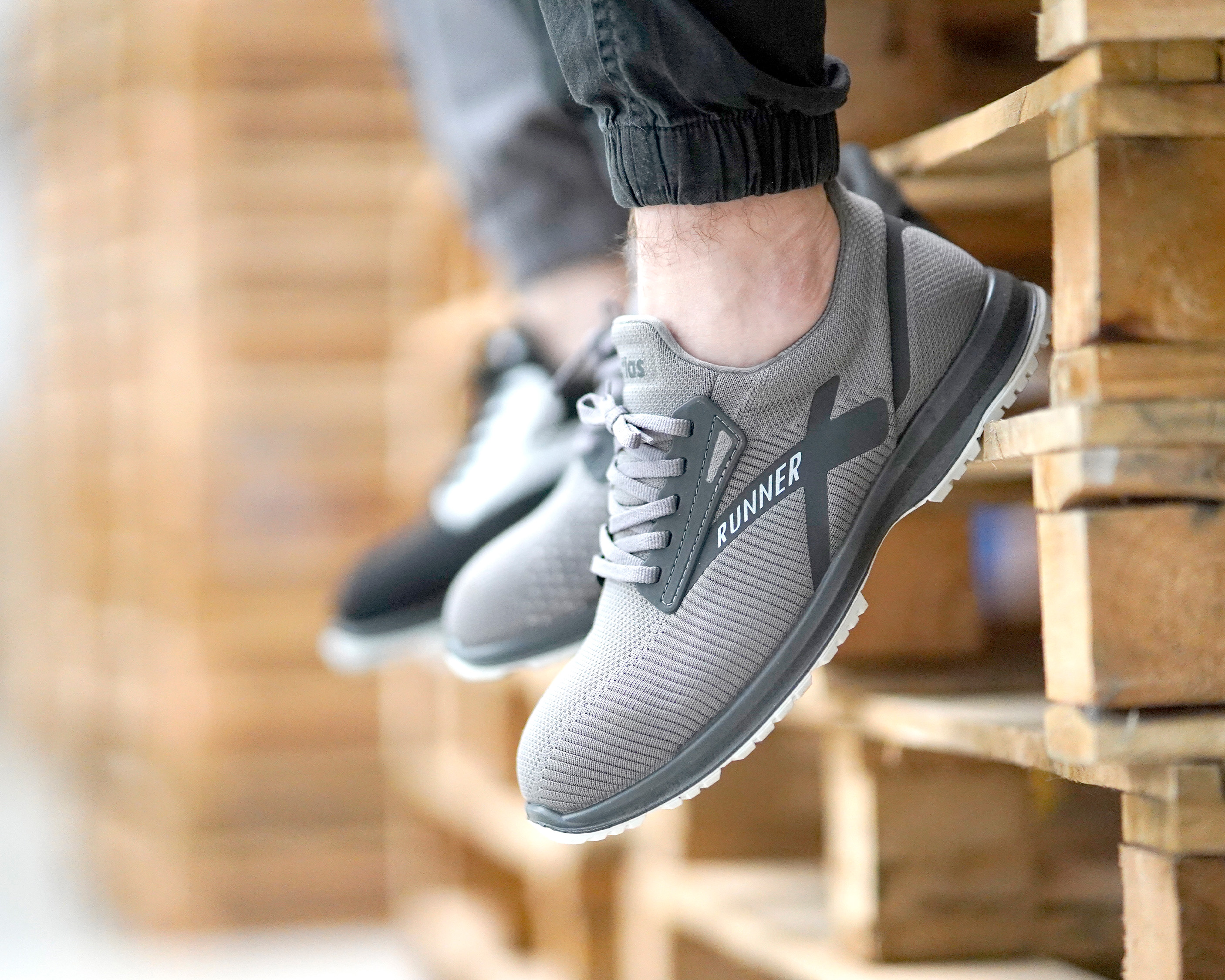 ATLAS Runner S1P leichte Sicherheitsschuhe für Herren und Damen
