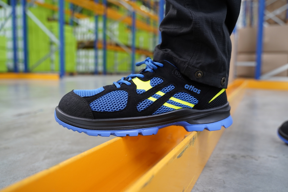 Atlas Flash Sicherheitsschuh blau gelb