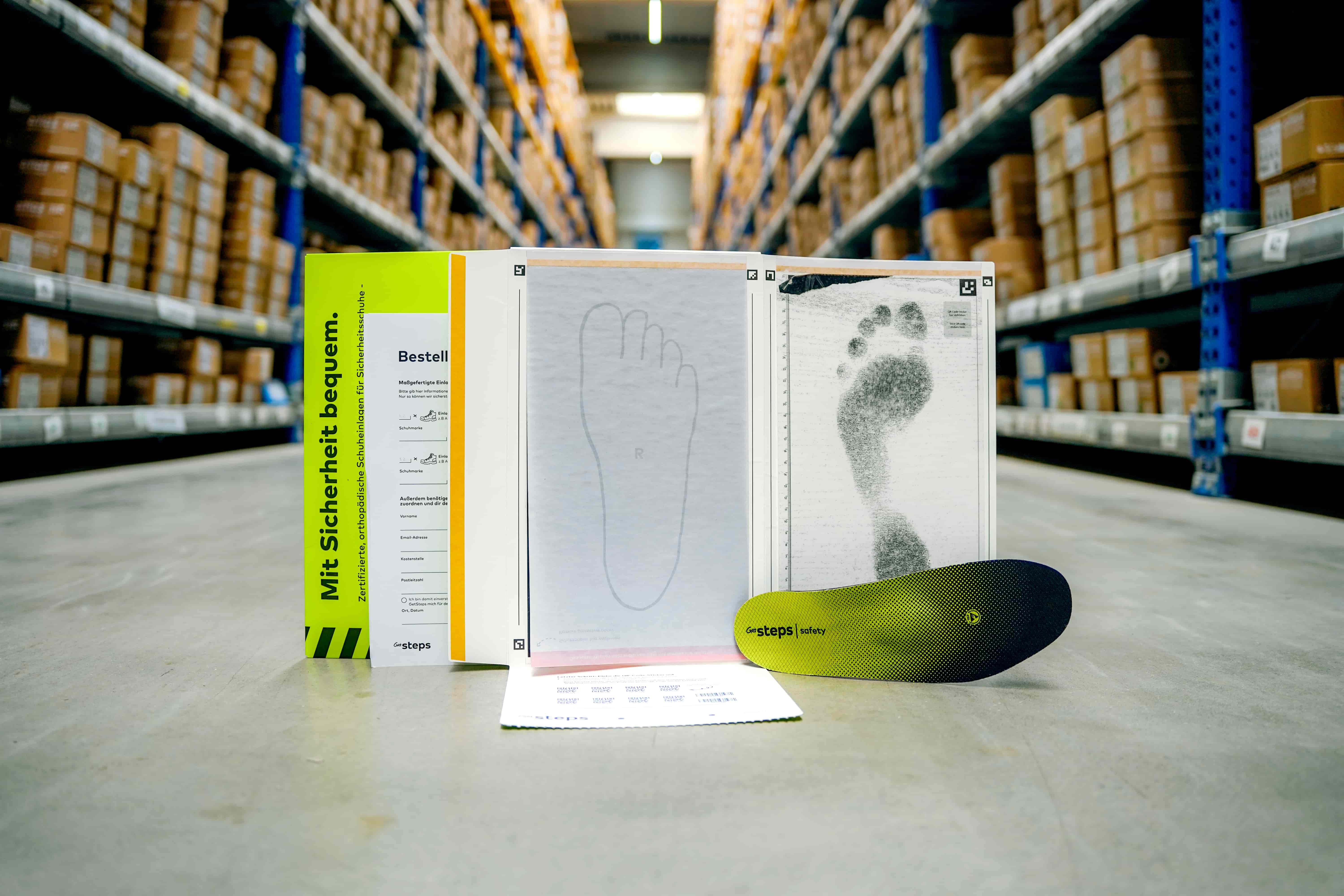 Abdruckset: Orthopädische Schuheinlagen by GetSteps