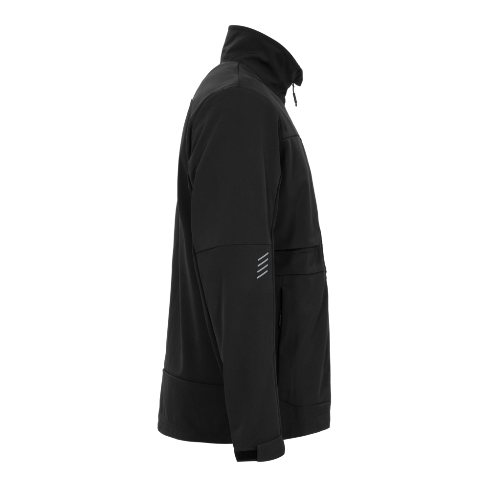 Full-length softshell jacket