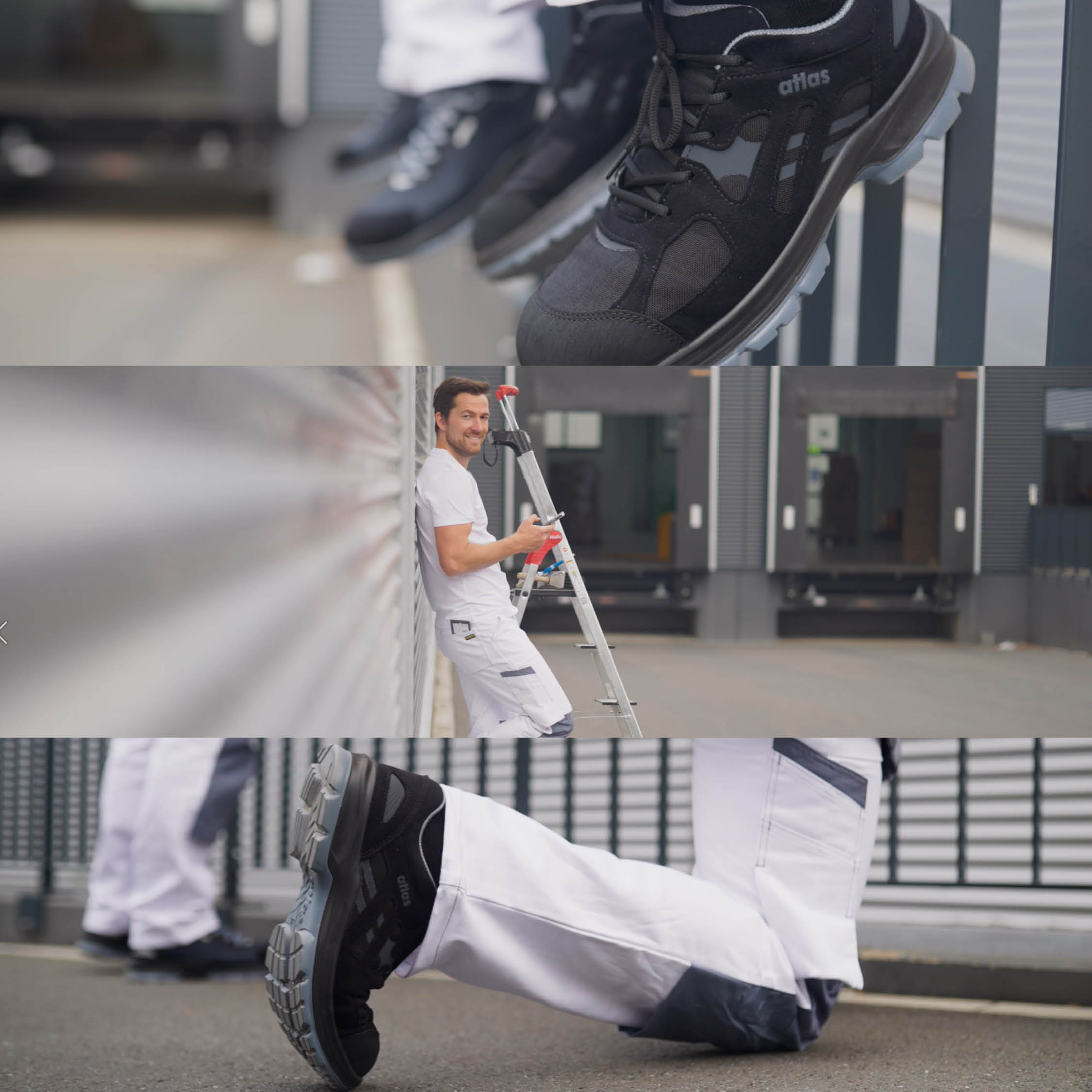 Atlas Sicherheitsschuhe Werkstatt Maler Lackierer