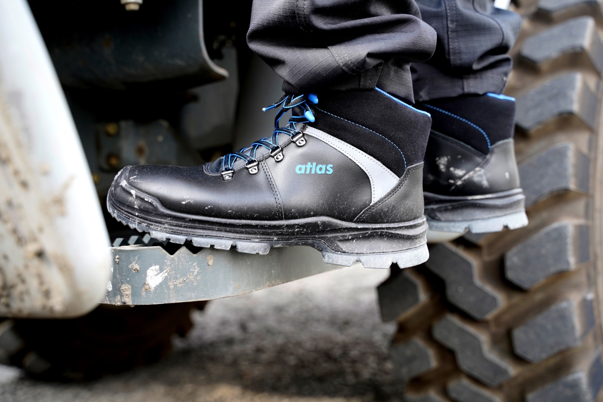 Atlas Baustelle Traktor Sicherheitsschuh Boots