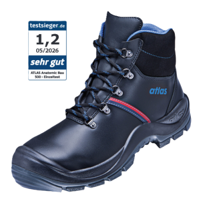 Atlas Sicherheitsschuh ANATOMIC BAU 500 S3 | 44 | 112520
